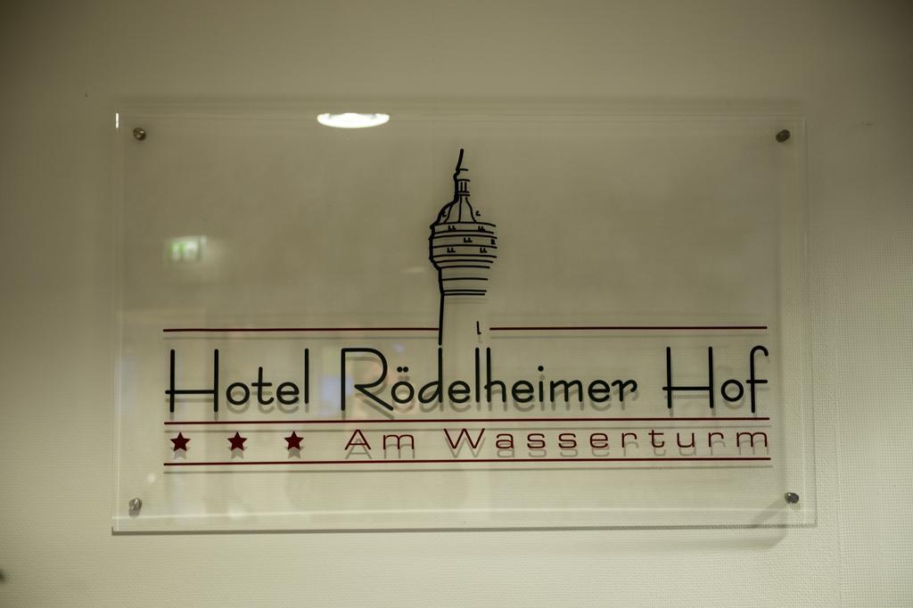 Hotel Rödelheimer Hof - Am Wasserturm Frankfurt am Main Exteriör bild